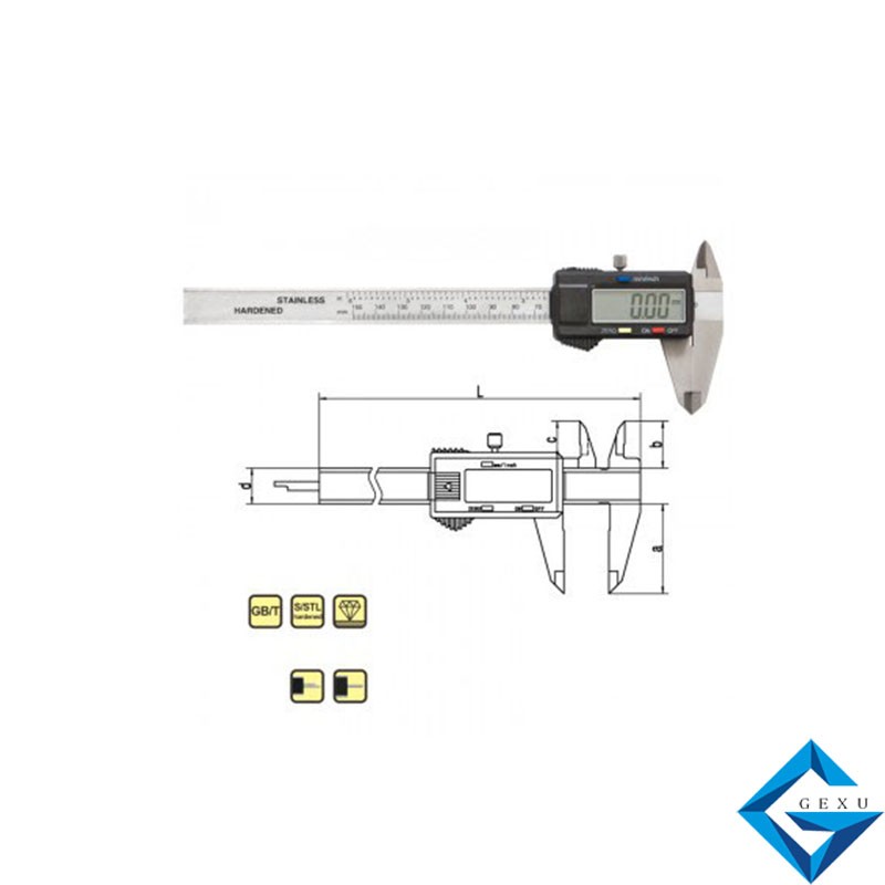 左手?jǐn)?shù)顯卡尺111-221測(cè)量0-150