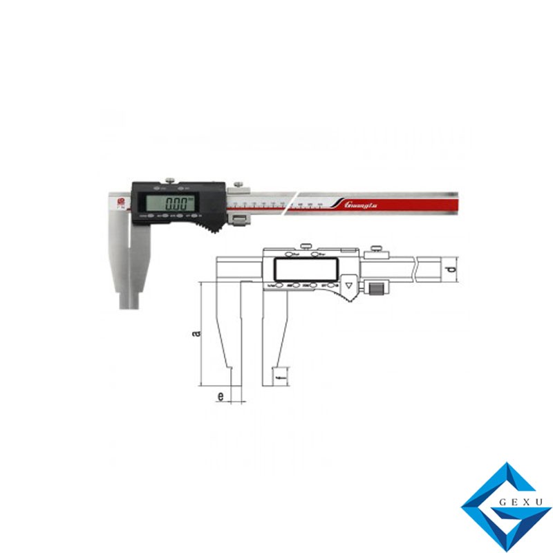 單向爪數(shù)顯卡尺111-499-1測量0-150
