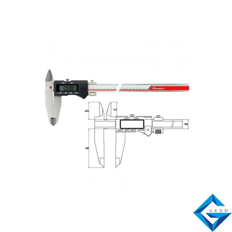 雙刀爪數(shù)顯卡尺111-401測量0-250