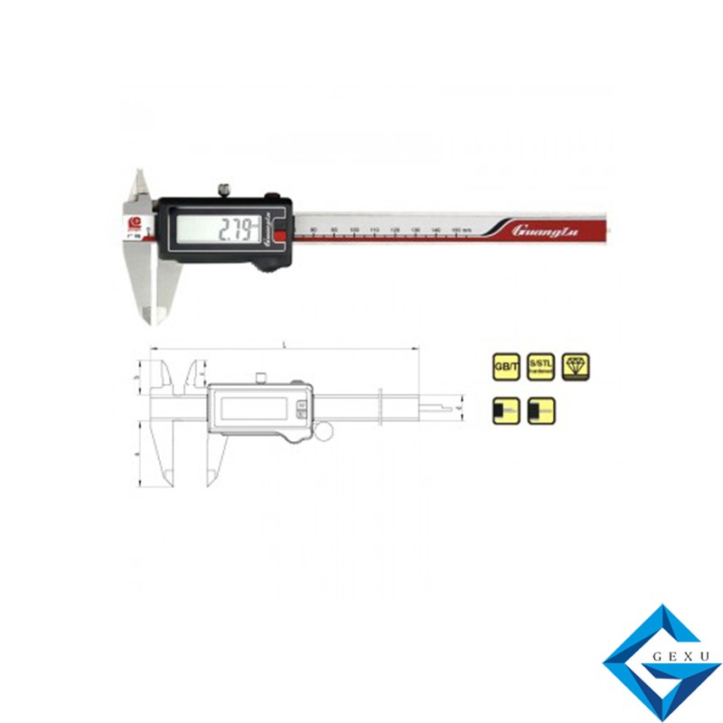 IP67防水?dāng)?shù)顯卡尺（內(nèi)置無線發(fā)射器）110-801-30E測量0-150