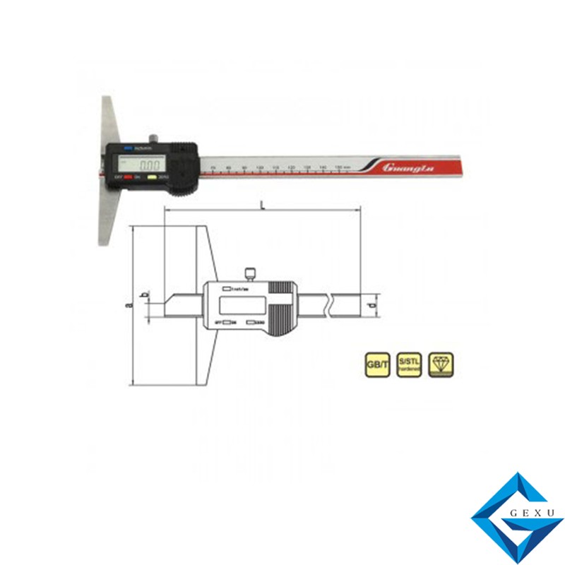 數(shù)顯深度尺121-101測量0-150