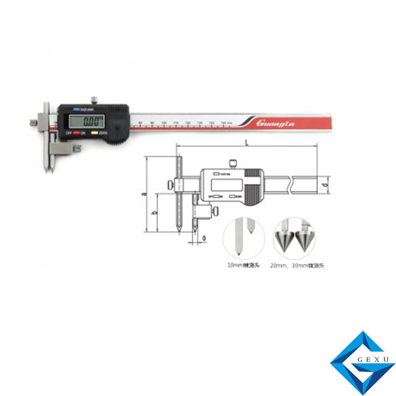 中心距數顯卡尺119-111測量5-150